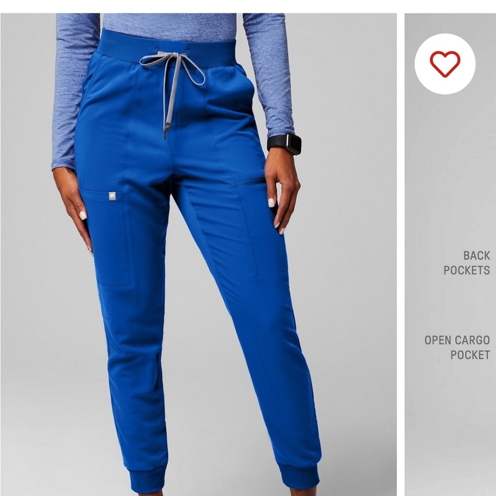 Fabletics Cobalt Blue Drawstring Jogger Pants - image 1